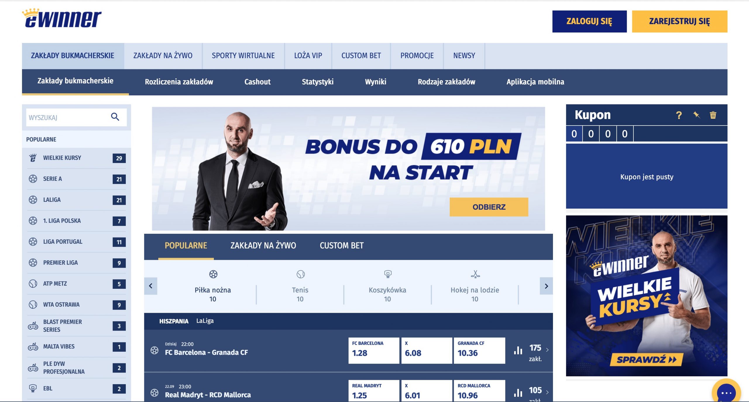 eWinner strona główna