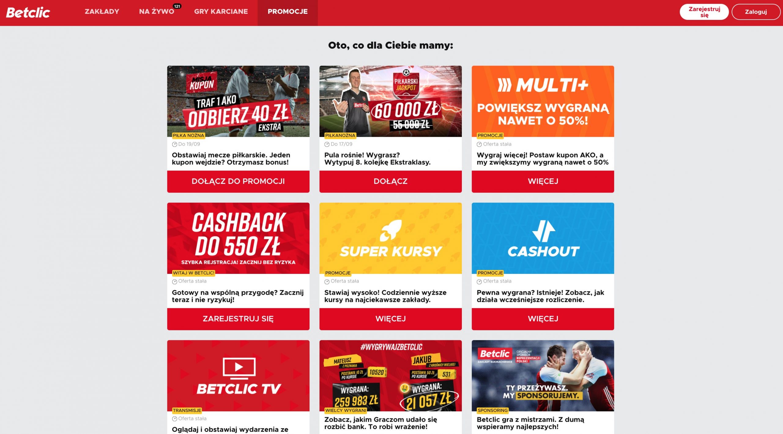 Betclic promocje pl