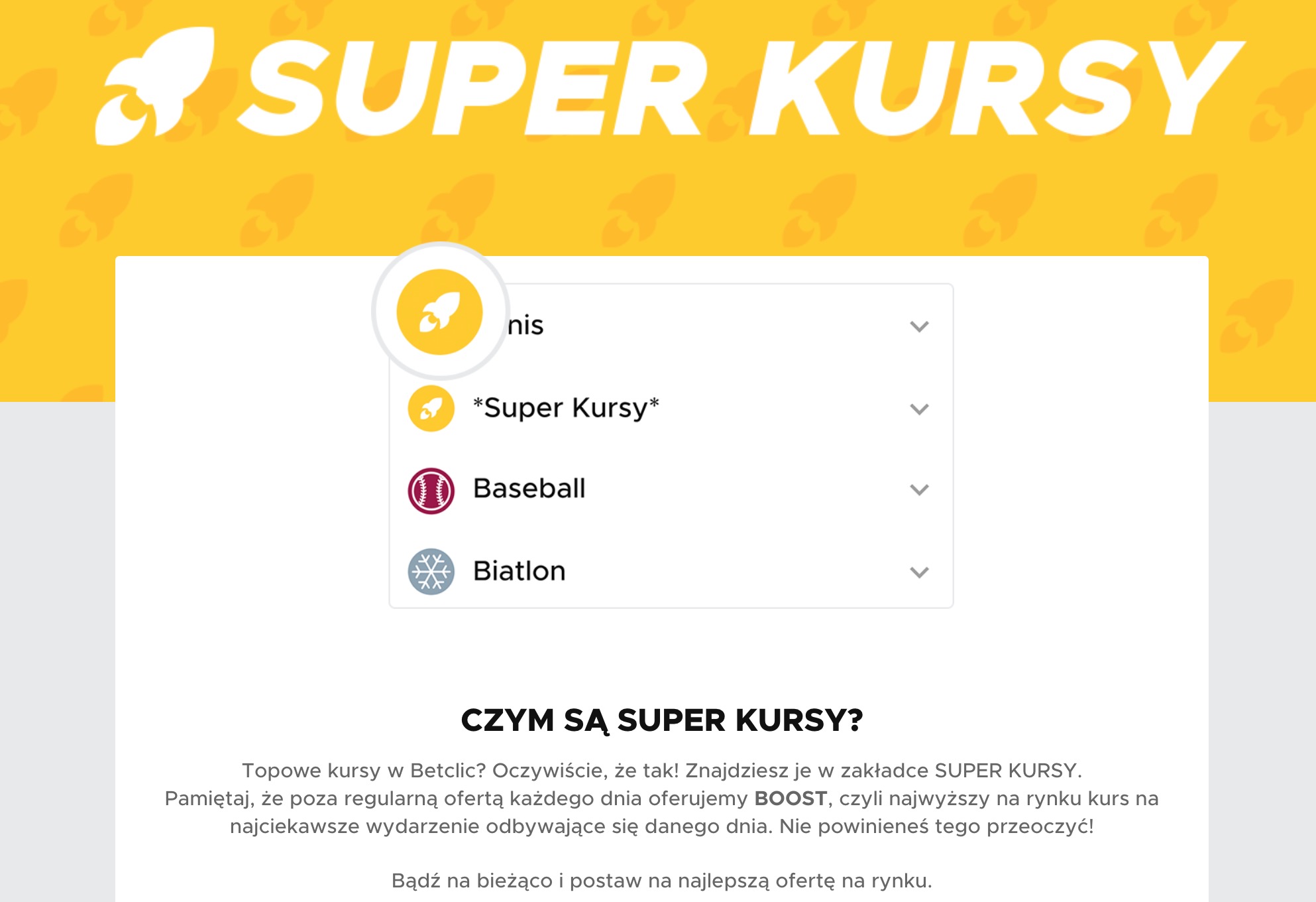 Betclic super kursy promocje