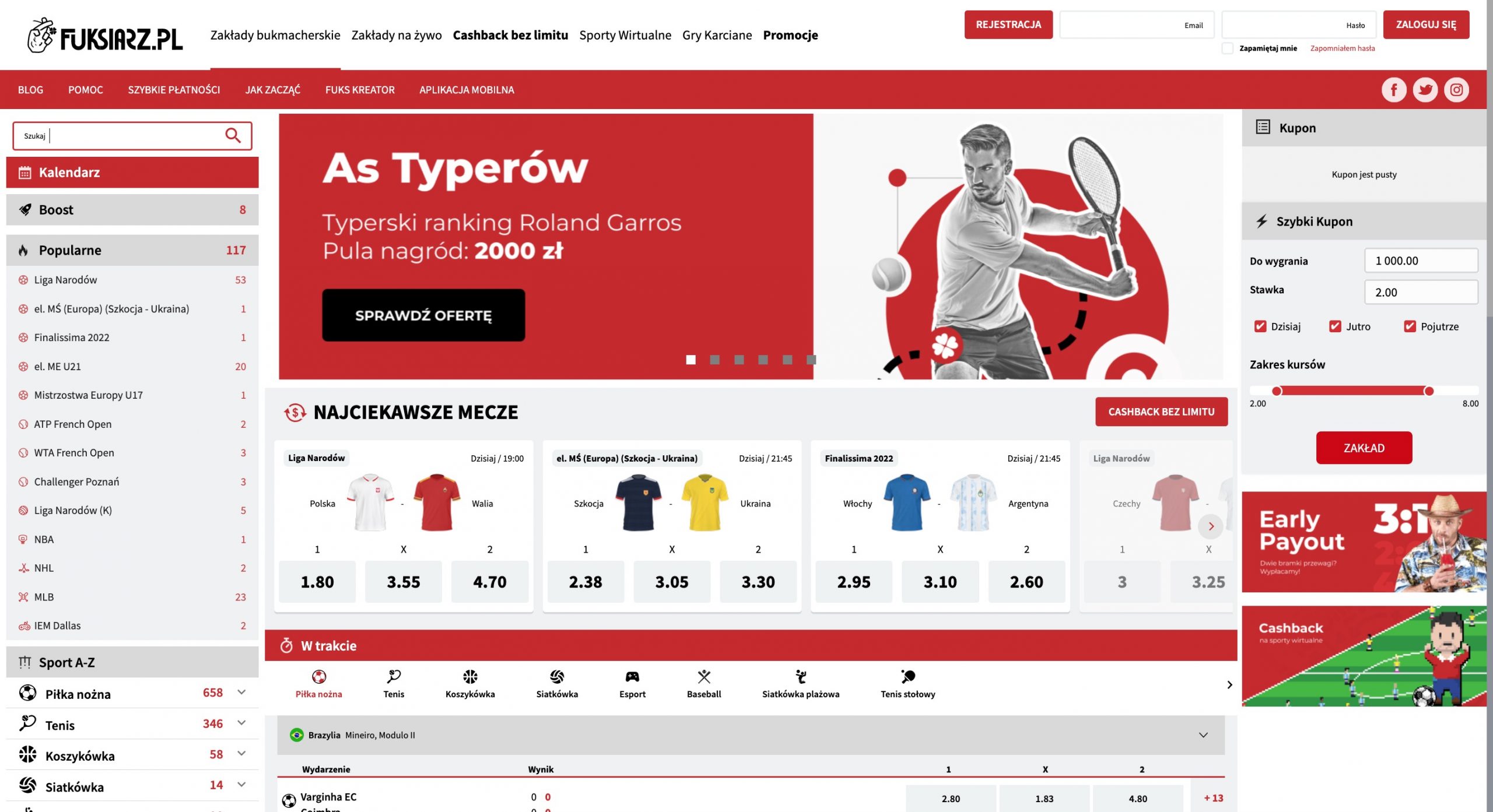 fuksiarz stona hlowna